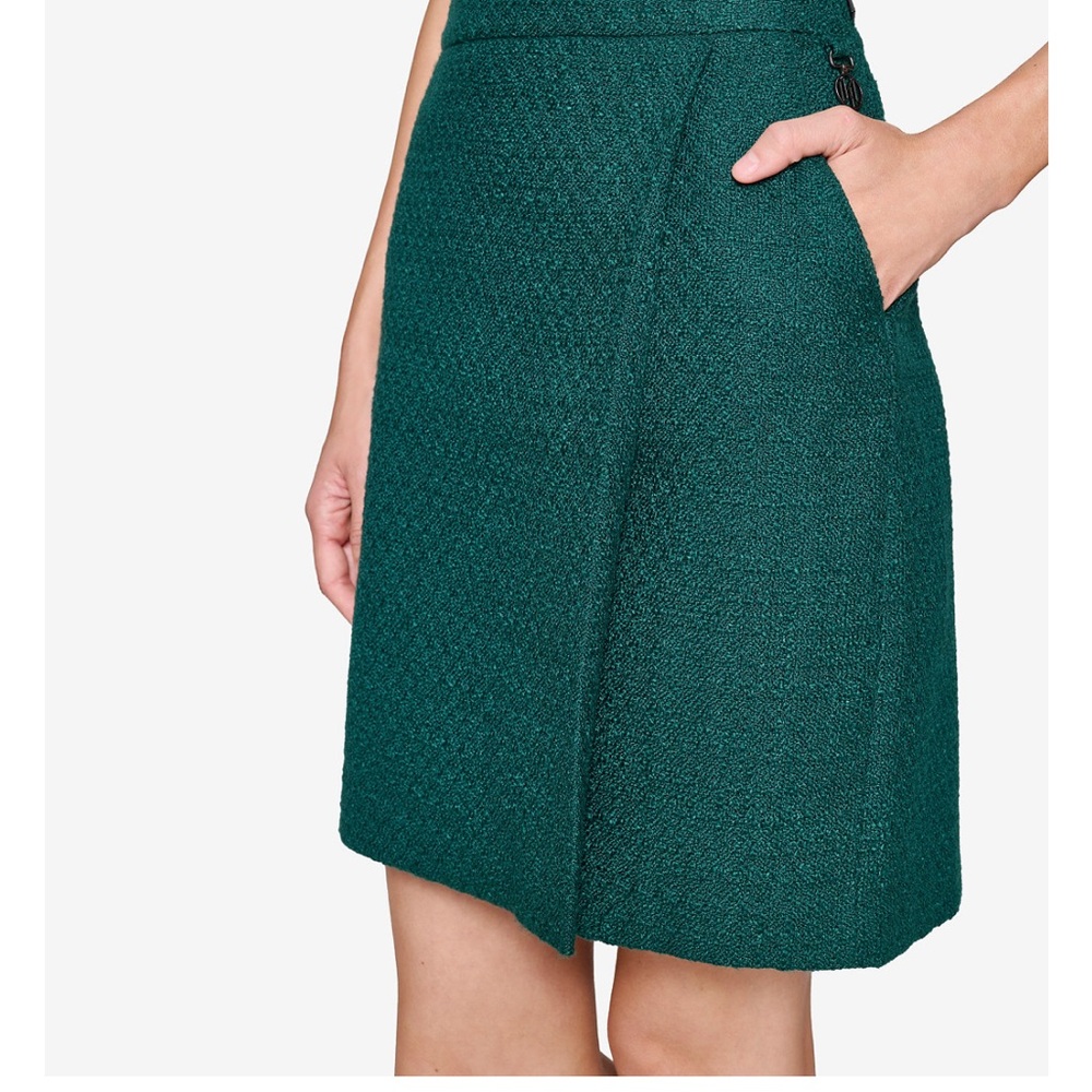 tweed mini skirt from KARL LAGERFELD PARIS (Macy’s)